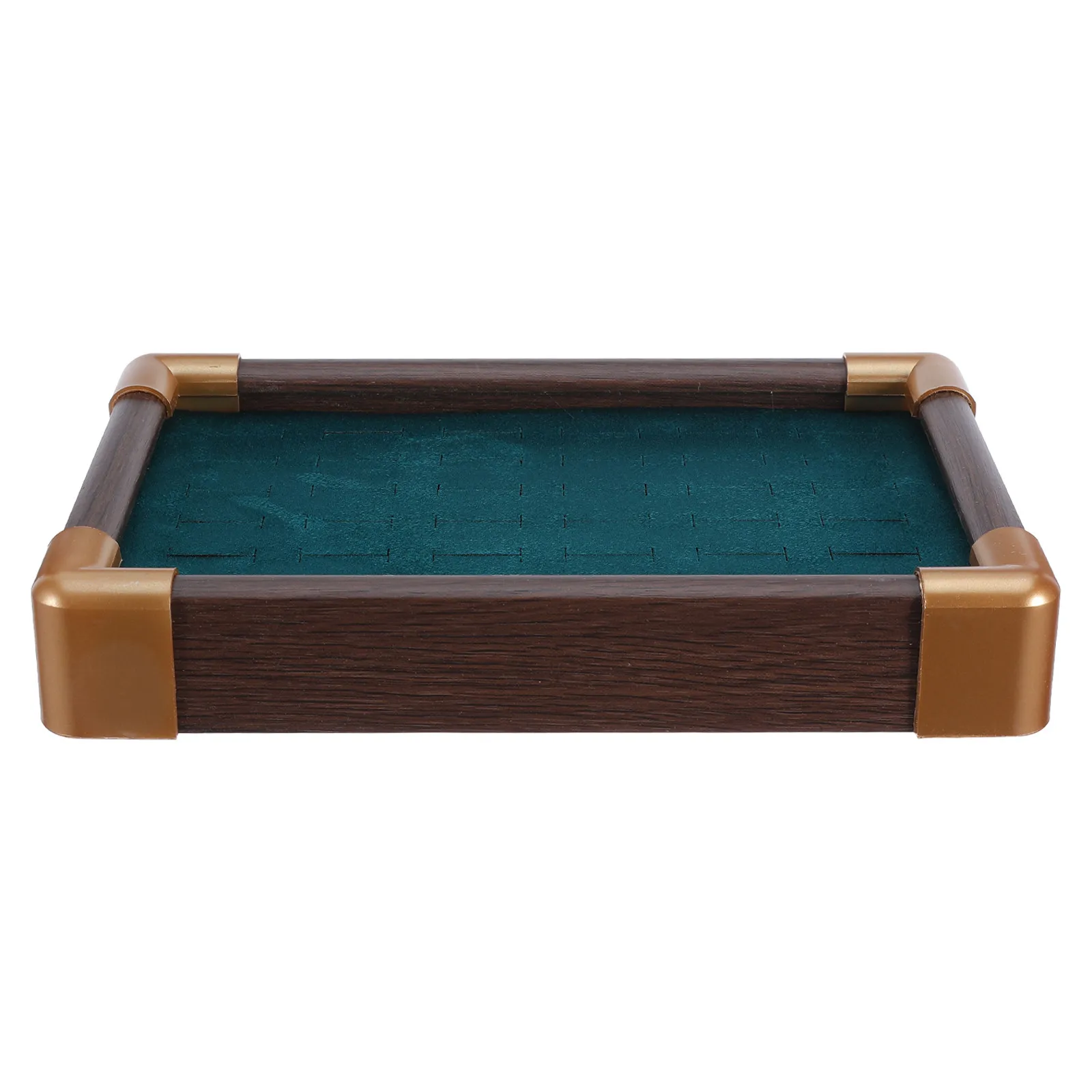 

Wood Ring Display Holder 36 Slot Jewelry Storage Tray Organizer Countertop Retail Home Showcase Jewelry Display Stand Wood