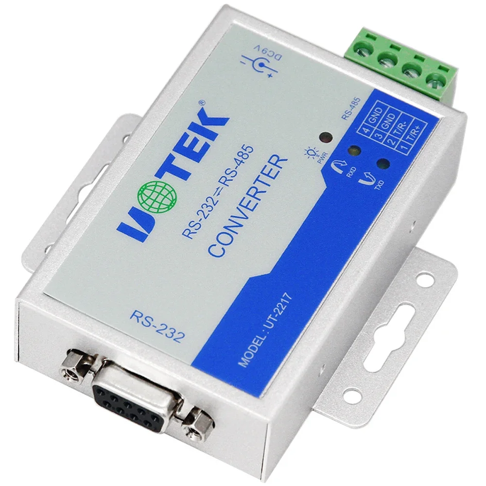 UT-2217 External-powered RS-232 to RS-485 Wall-mounted PhotoElectric Isolation