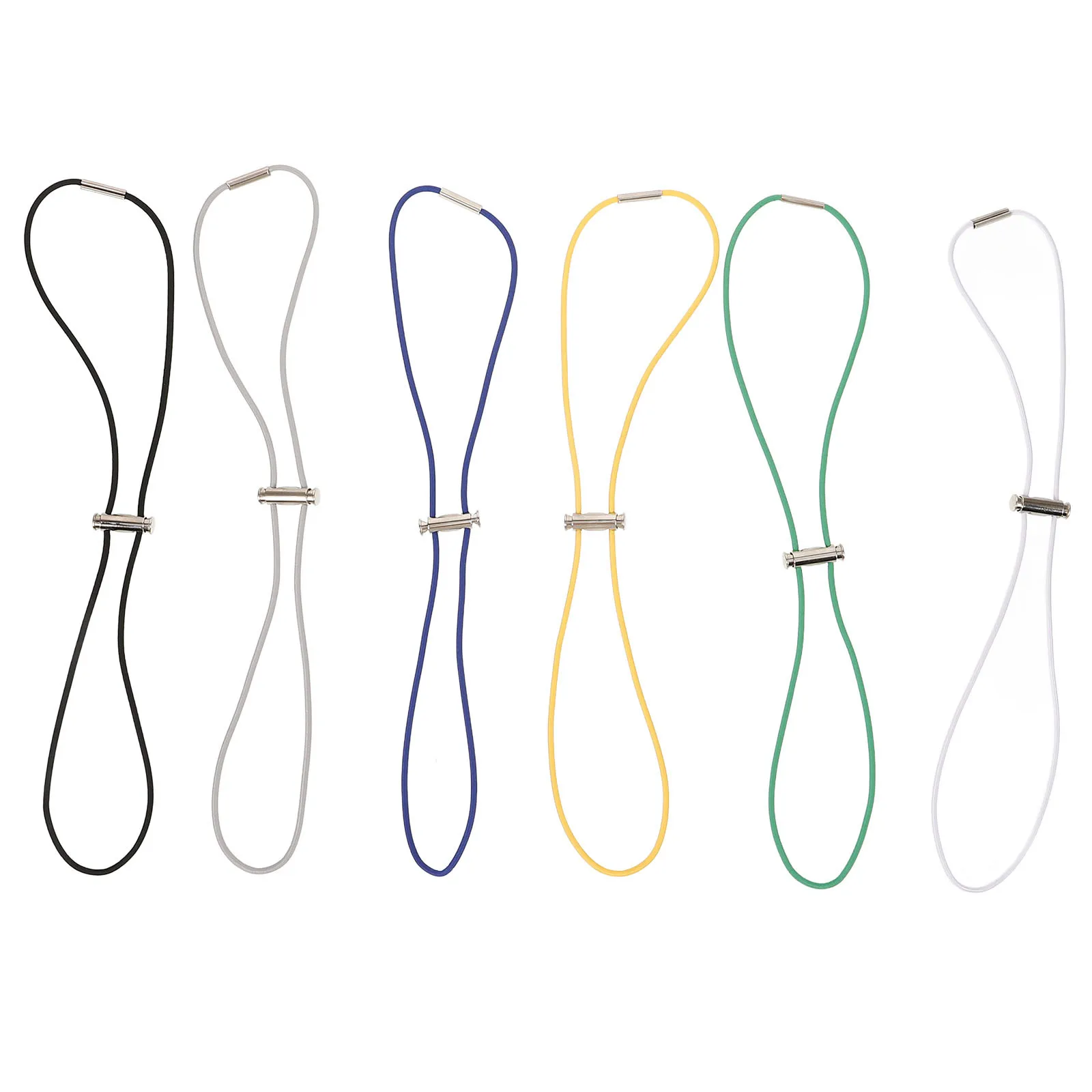 

6pcs Elastic Trash Bag Fixing Bands Anti-Fall Garbage Bin Liner Holder Strong For Home Office Hotel Kitchen Use