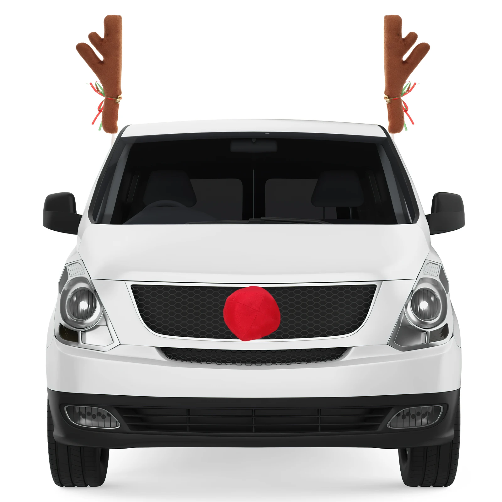 

Reindeer Car Antlers Decoration Red Large Horns for Christmas Car Decor Automotive Exterior Accessories Halloween naments