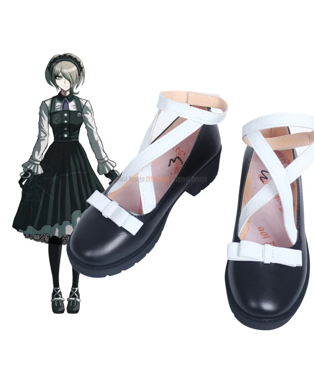

Danganronpa Kirumi Tojo Shoes Косплей Danganronpa V3: Killing Harmony Kirumi Tojo Обувь для косплея Черные сапоги на заказ