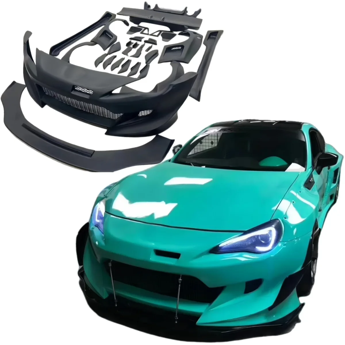 fit for 13-19 FT86 GT86 FRS BRZ ROCKET BUNNY VER.3 STYLE WIDE BODY KIT