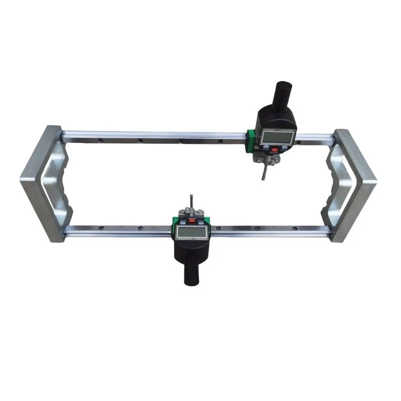 Rail wrong side detection ruler, double wrong side digital display measurement tool