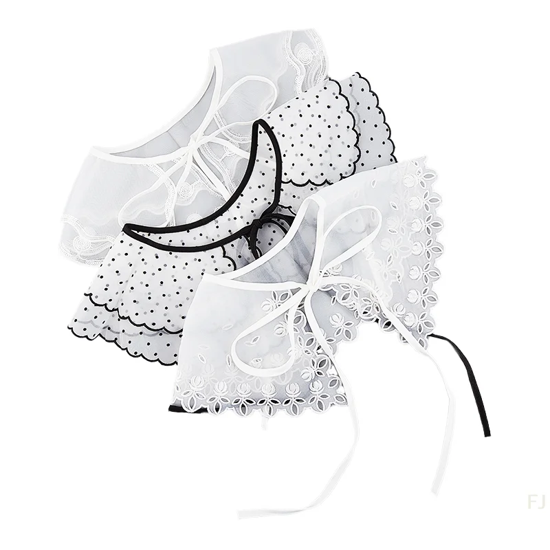 

[YU]Women Lace Fake Collar Cloud Shoulder False Shirt Detachable Collar Necklace