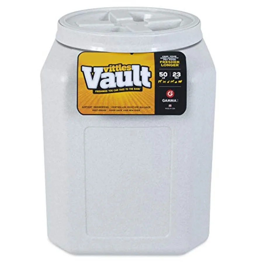 

Vittles Vault Pet Food Storage Containers - Sealed Dog and Cat Food Storage Container, Fits up to 50lbs, Made in the USA - [14"