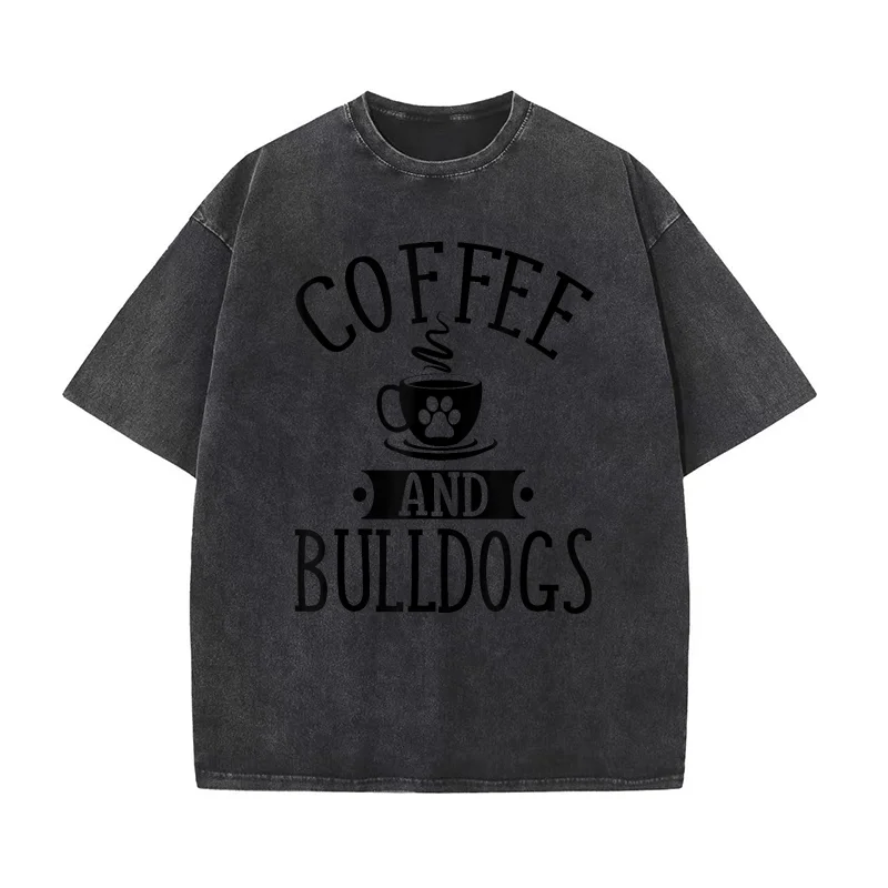 

Bulldog Shirt Gift For Bulldog Lover T-Shirt For Men Grey Small Unisex Short Sleeve Classic Fit Cotton Fabric Brand New