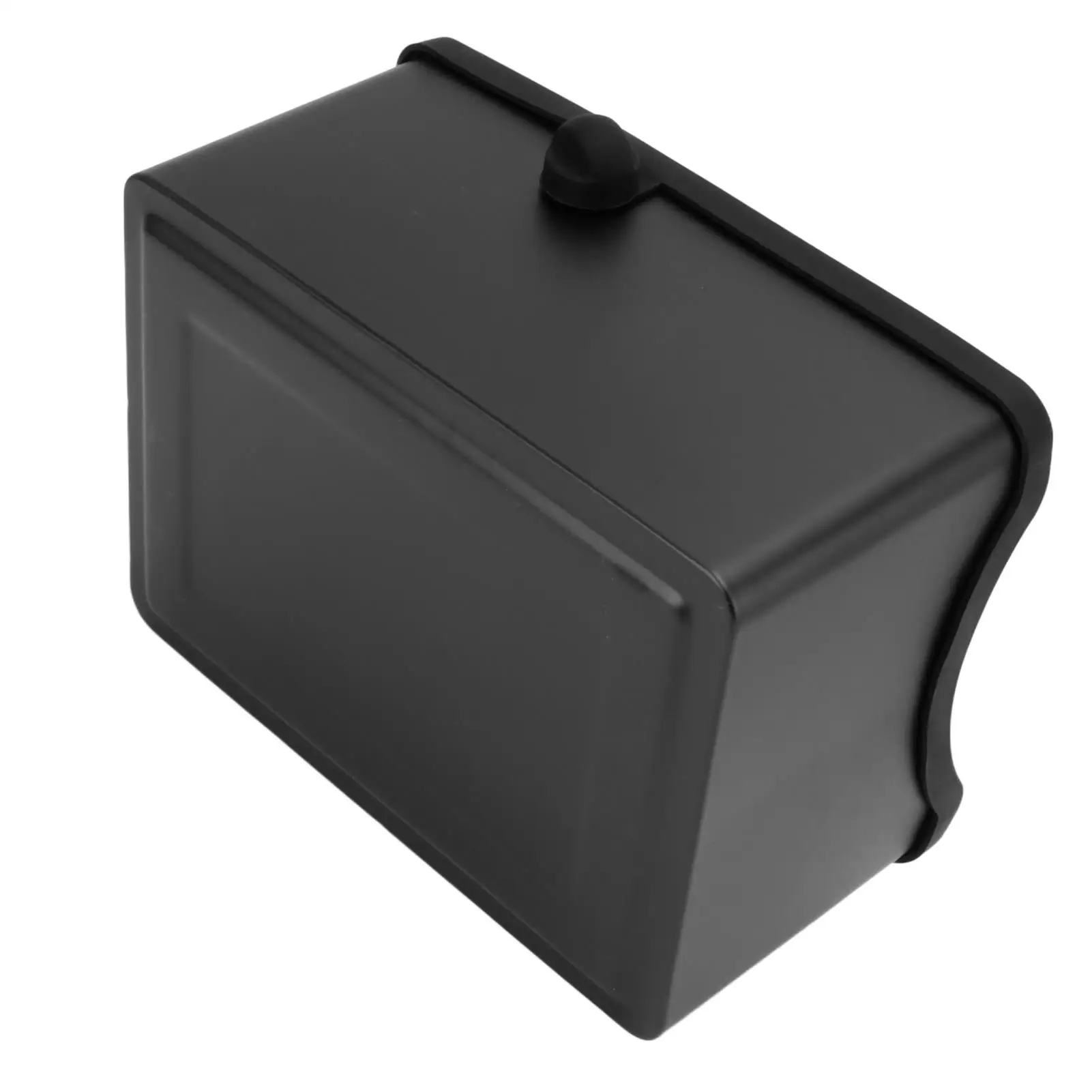 TPFE Steel Coffee Knock Box - Shock Absorbent & Anti-Slip Grounds Container, Hand Washable for Barista Use