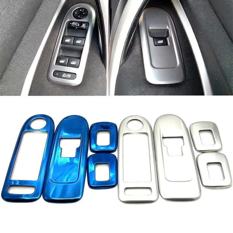 

4 шт./компл., защитный подъемник двери, окна, хромированная накладка для Peugeot 508 Citroen C5, аксессуары