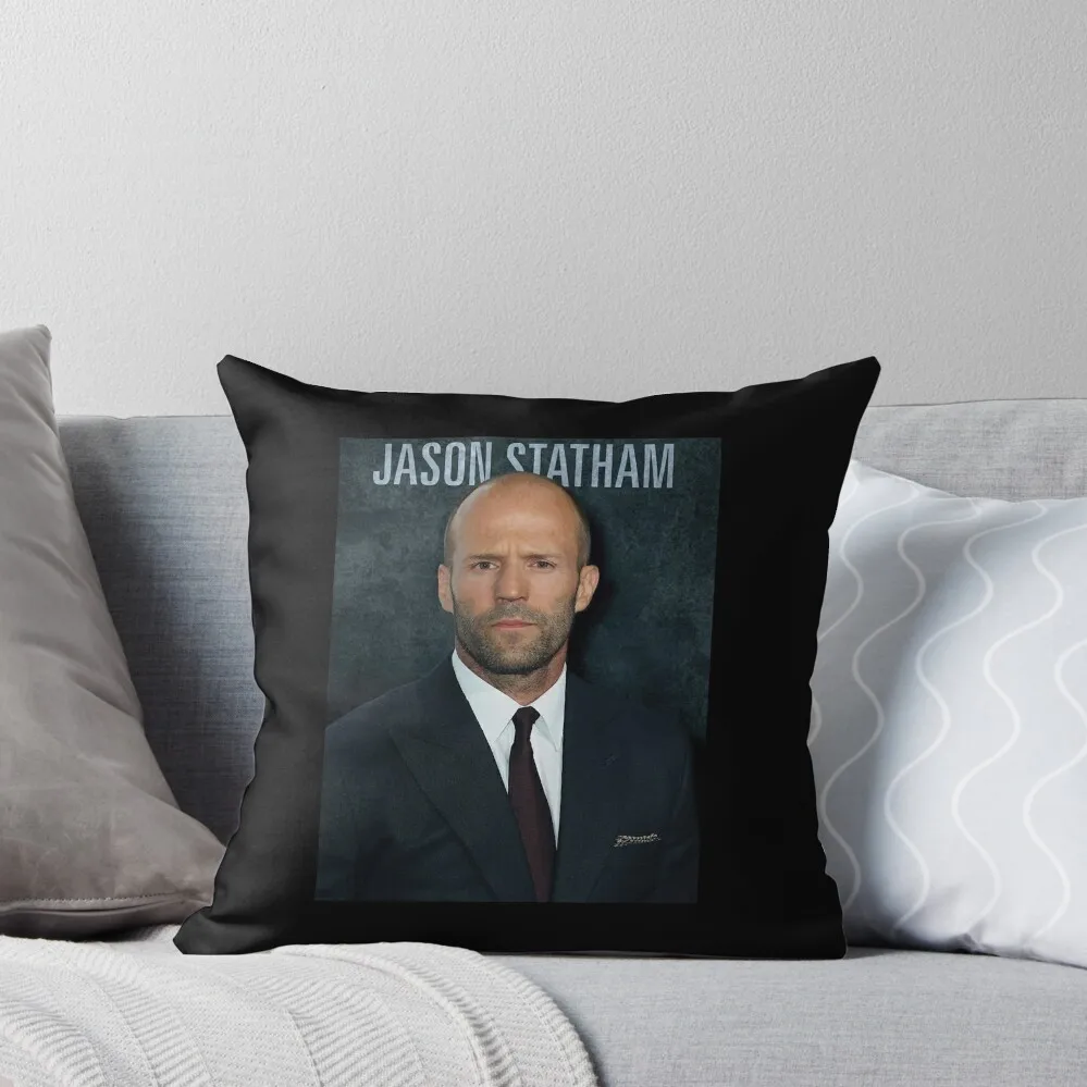 

Retro Vintage Jason Statham Love You Throw Pillow christmas decorations 2025 Custom Cushion Photo pillow
