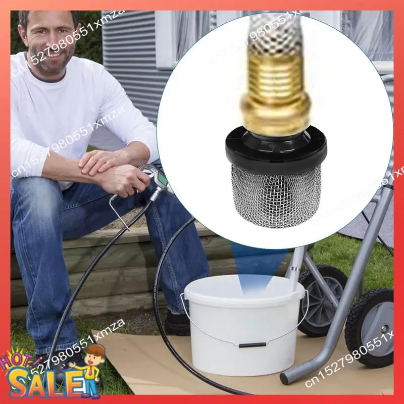 ABCL 288716 Airless Paint Sprayer Inlet Strainer, 4 ชิ้น 3/4 นิ้วเปลี่ยน Inlet Strainer สําหรับ Airless Sprayer จิตรกร Pa