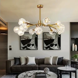 2024 New Luxury Chandelier Lighting For Living Room Crystal Lamp Postmodern Ceiling Lamp Winfordo WF-XD011