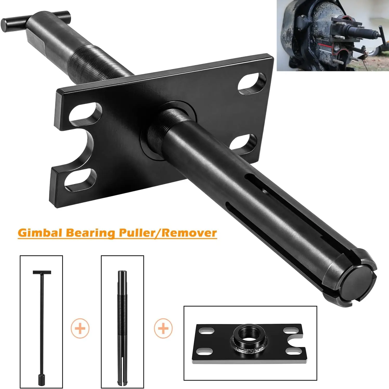 TM Gimbal Rolamento Extrator, Removedor, Rolamento Instalador, Alinhamento Ferramenta, Fit para Mercruiser, Alpha, Alpha 1, MR, Bravo, OMC, Volvo