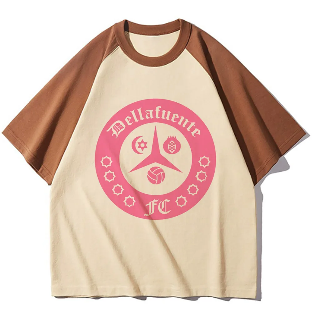 Dellafuente top tees girl hip hop Breathable Punk Pop Culture aesthetic t shirt harajuku 2000s graphic streetwear kawaii Grunge