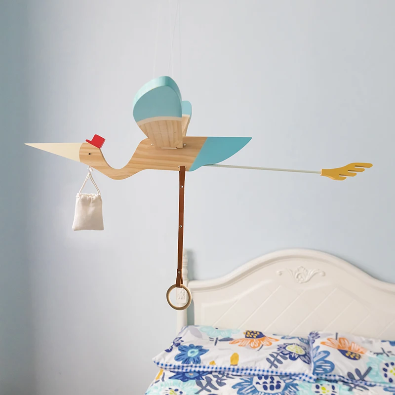 Aerial Delivery Bird Pendant Hanging Decorative Bird Balance Pendant Home Decor Wind Chime Room Decor Aesthetic