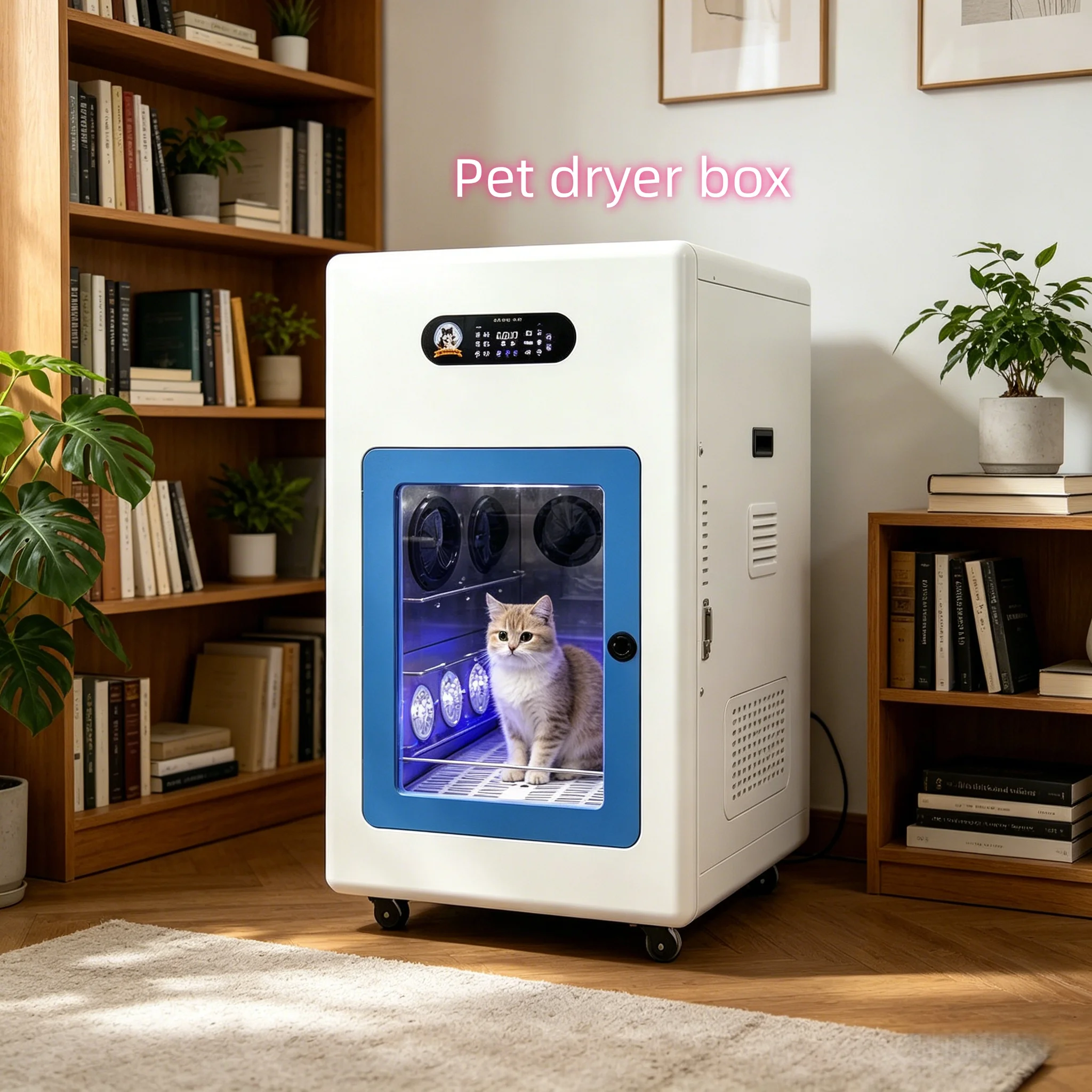 Automatic High Velocity Pet Dryer Machine With Smart Grooming Hair Dryer Box For Home And Shop Use
