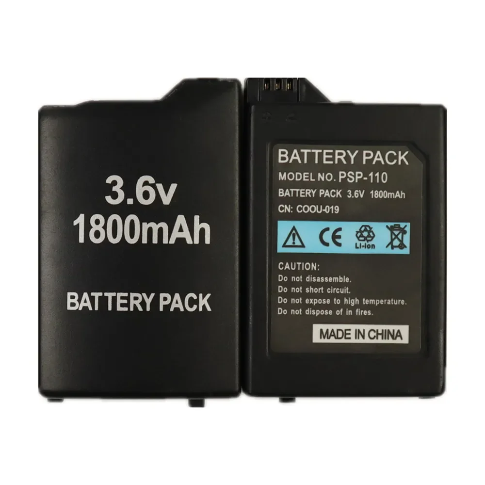 1800mAh PSP-1000 Rechargeable Battery For Sony PSP 1000 PSP-110 Console PSP1000 1001 Series PlayStation Portable Console