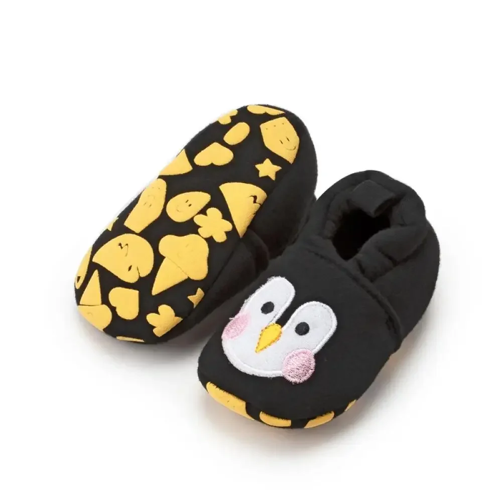 Baby Cotton Shoes Cute Animal Bee Cat Skin-friendly Anti-slip Soft Sole Baby Shoes Toddler Baby's First Pair of Walking Shoes