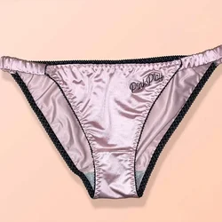 2025 New Sexy Women Silk Satin Panties Ladies Lingerie Intimate Underwear Knickers Briefs Skin Friendly Soft G-strings Thongs