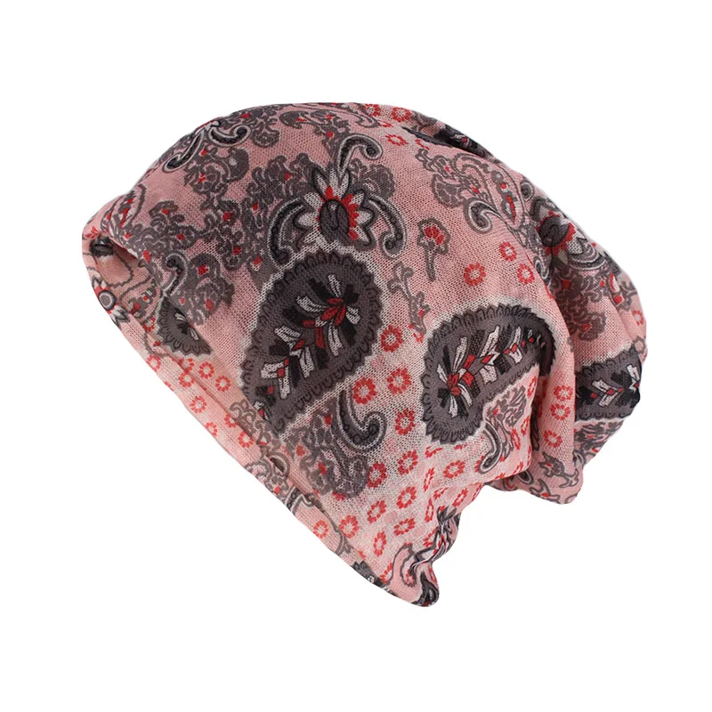 Neue Sommer Mode Frauen Mützen Casual Outdoor Atmungsaktive Spitze Mädchen Tanz Hut Schal Weiche Blumen Beanie Stricken Warme Postpartale Hut – Detail 3