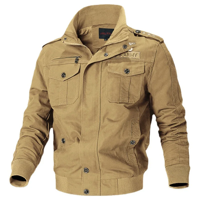 Men's wear the spring and autumn period and the jacket water washing cotton jacket large size men's clothing