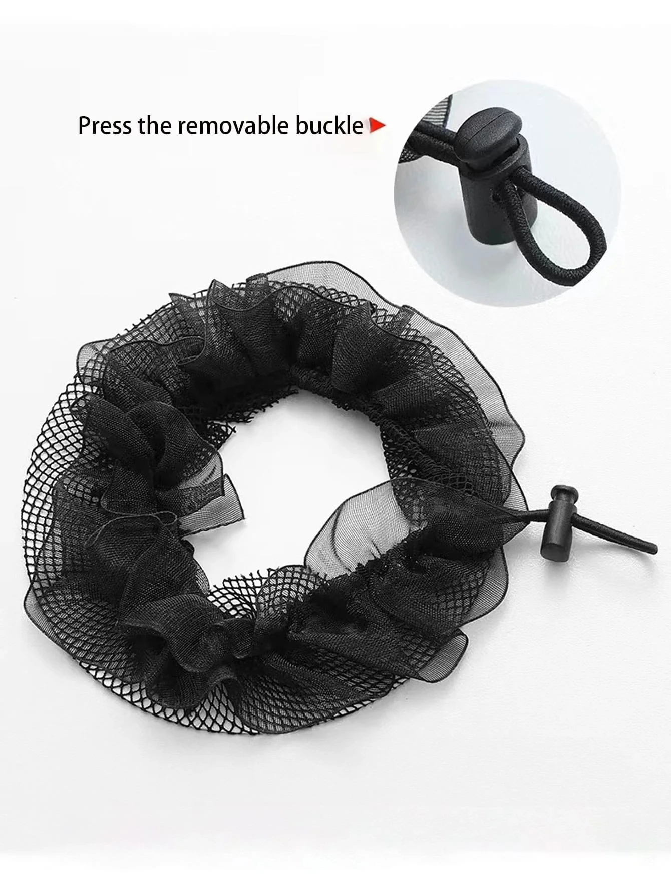 Simple Black Versatile Hair Tie For Women