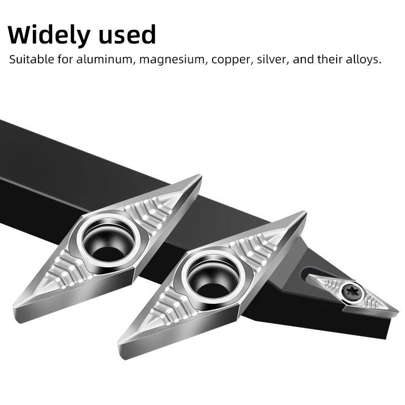Aluminum Insert VCGT110302 AL MG VCGT110304 VCGT110308 VCGT160402 160404 160408 VCGT160412 Wood Turning Tools Lathe Cutter