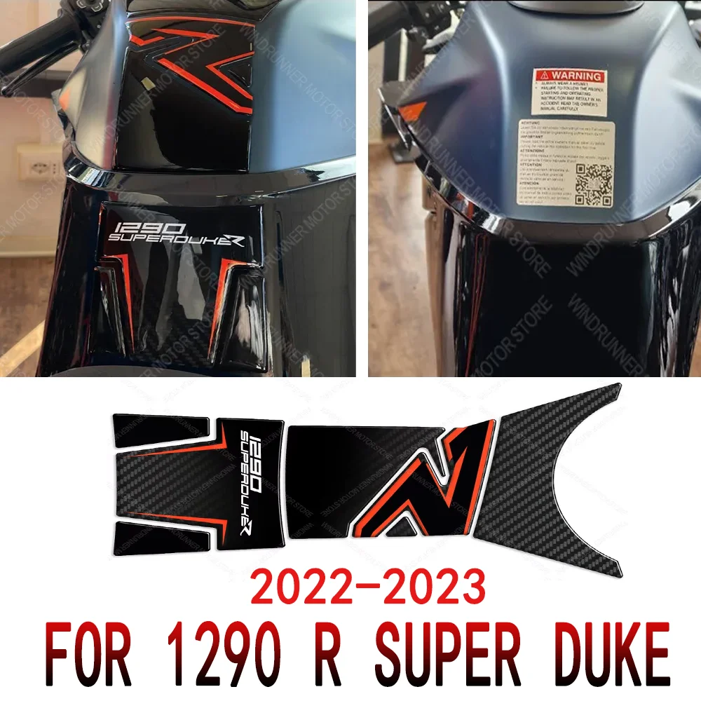 

Motorcycle Waterproof Protection Sticker Tank Pad Stickers 3D Epoxy Resin Protective Sticker For 1290 R Super Duke 2022-2023