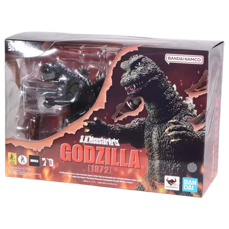 Bandai-figura de acción Original del Anime S.h.mo nster Godzilla Vs Gigan 1972, colección de Pvc, coleccionista, regalo de cumpleaños