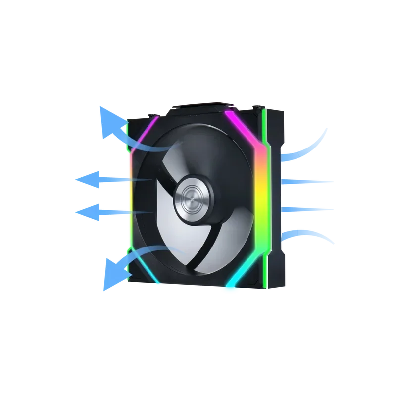FAN SL Wireless 120 Reverse Blade Single Pack (Black/White)
