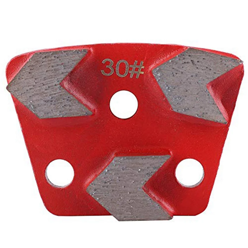 

Hot 5PCS Diamond Floor Grinding Pad Disc 30 Grit Metal Bond Scraper for Grinder Floor Concrete