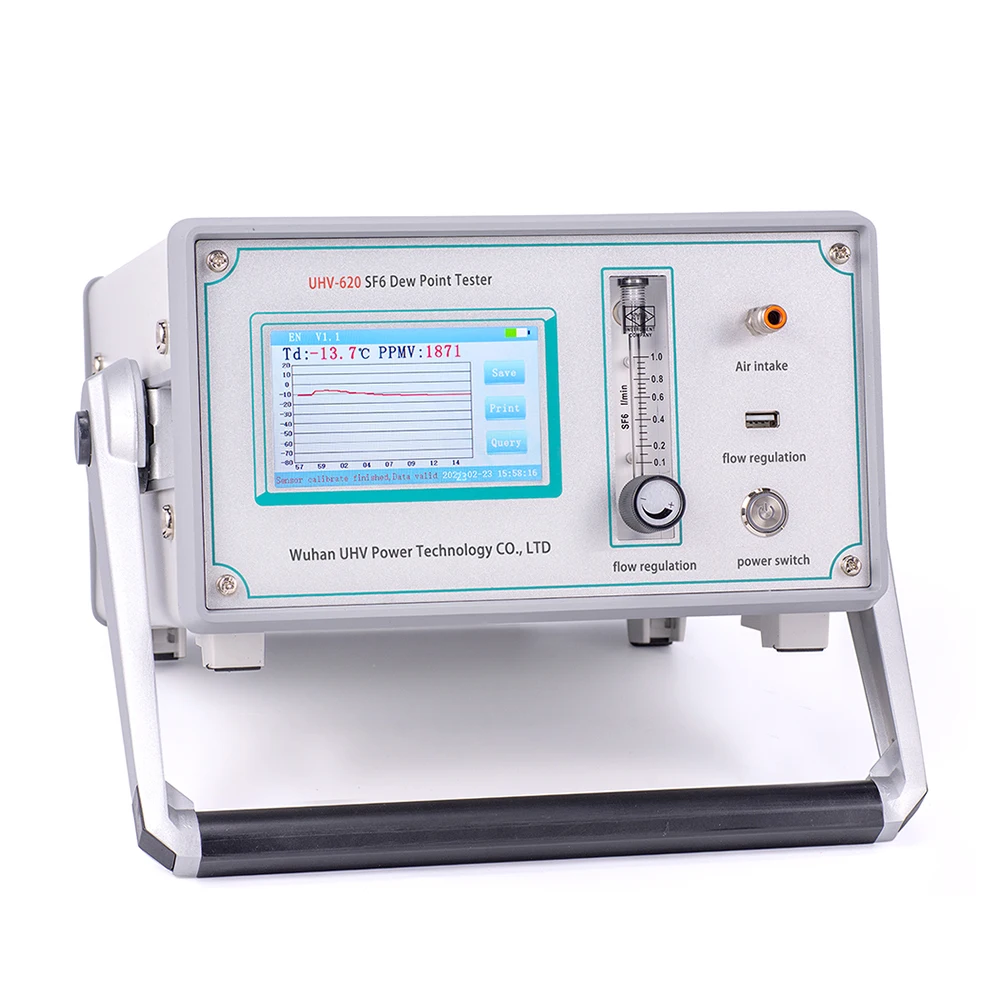 

G UHV-620 Sf6 Moisture Analyzer Dew Point Meter sf6 Water Content Tester