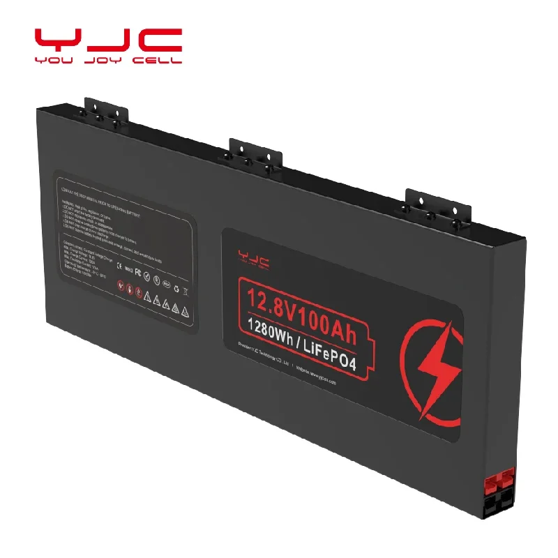 Ultra cienka bateria litowa 12v 100ah 150ah 170ah 200amp 300ah wąska bateria litowa do jachtów RV Marine