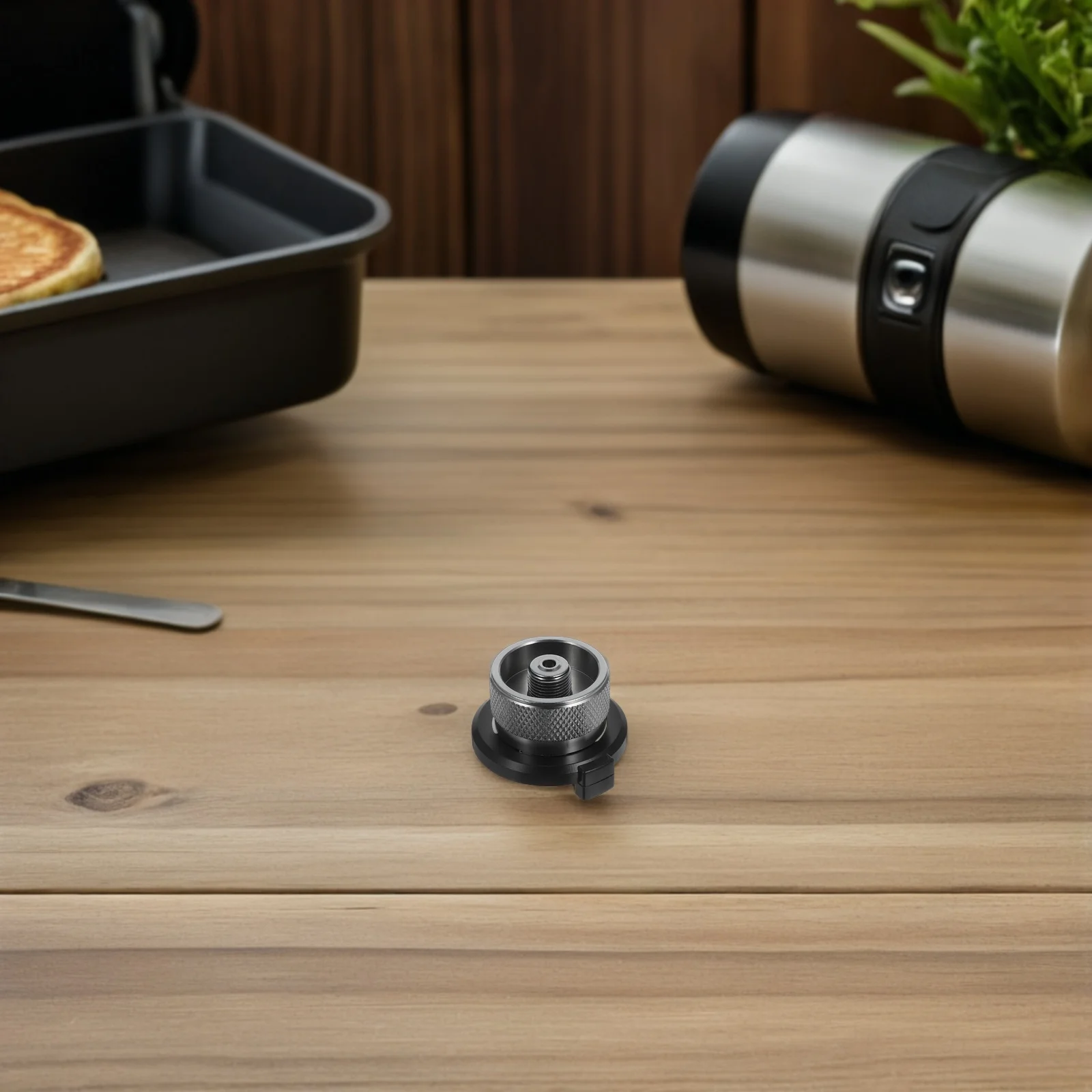 

Gas Tank Converter Head Lightweight Aluminum Alloy Camping Stove Adapter Secure Locking Outdoor Hiking Backpacking Supplies