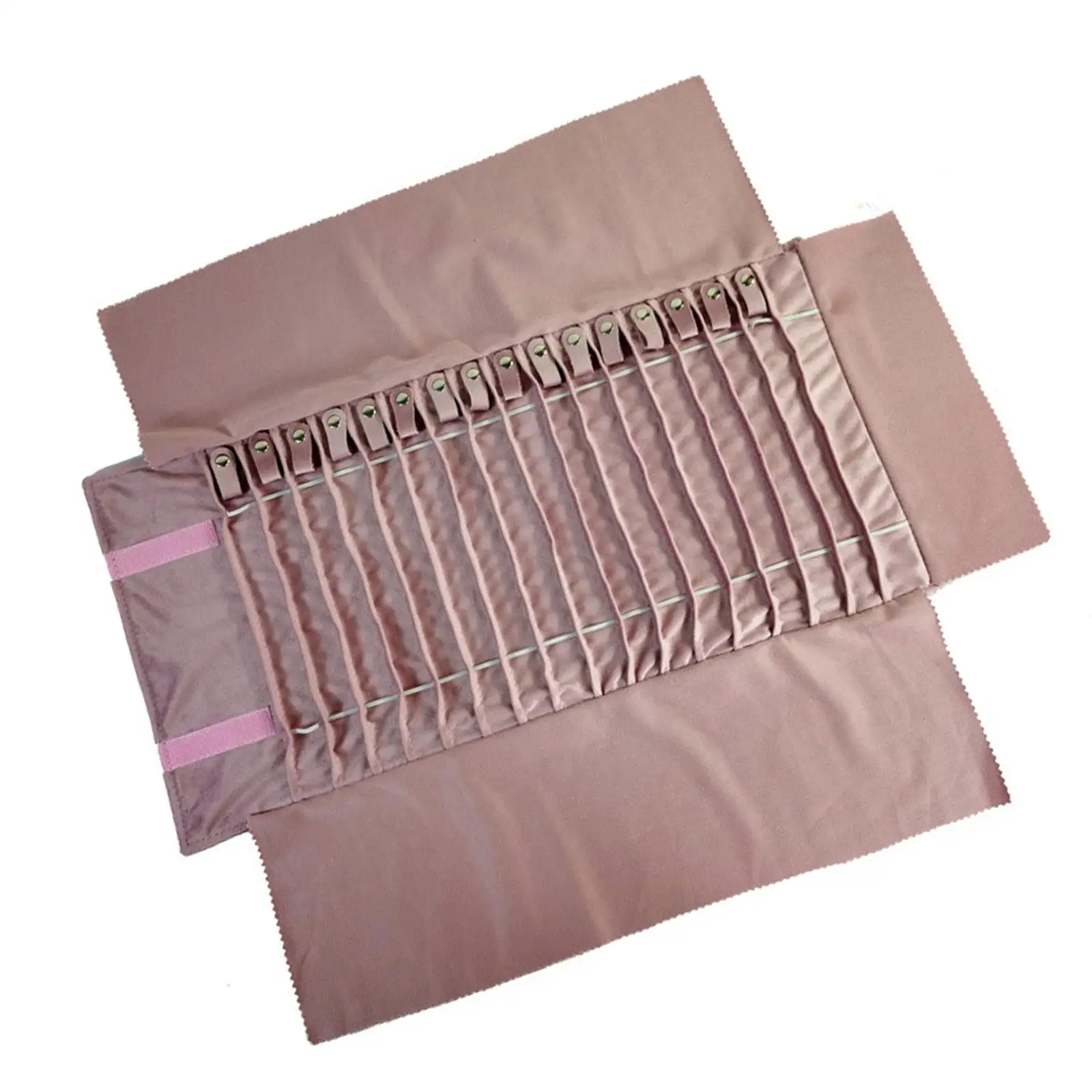 Jewelry Roll Bag Travel Jewelry Case Necklace Collection Bag Foldable for