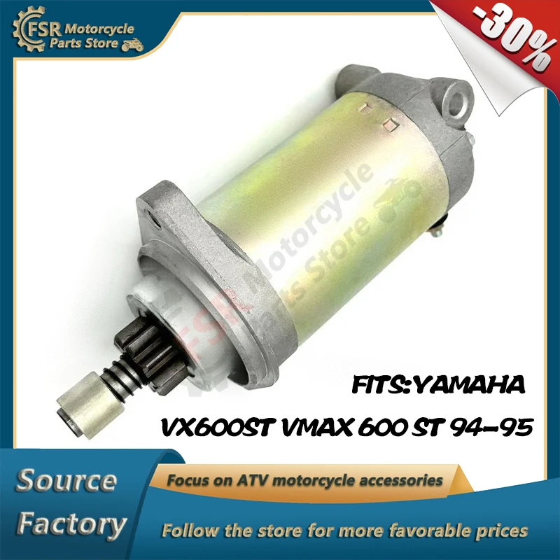

Starting motor assy,Fits Yamaha CS340E PZ480E VK540 VT480 VX500 VX600,P/N:8BB-81800-00-00 8BB-81800-01-00 228000-3410 SND0522