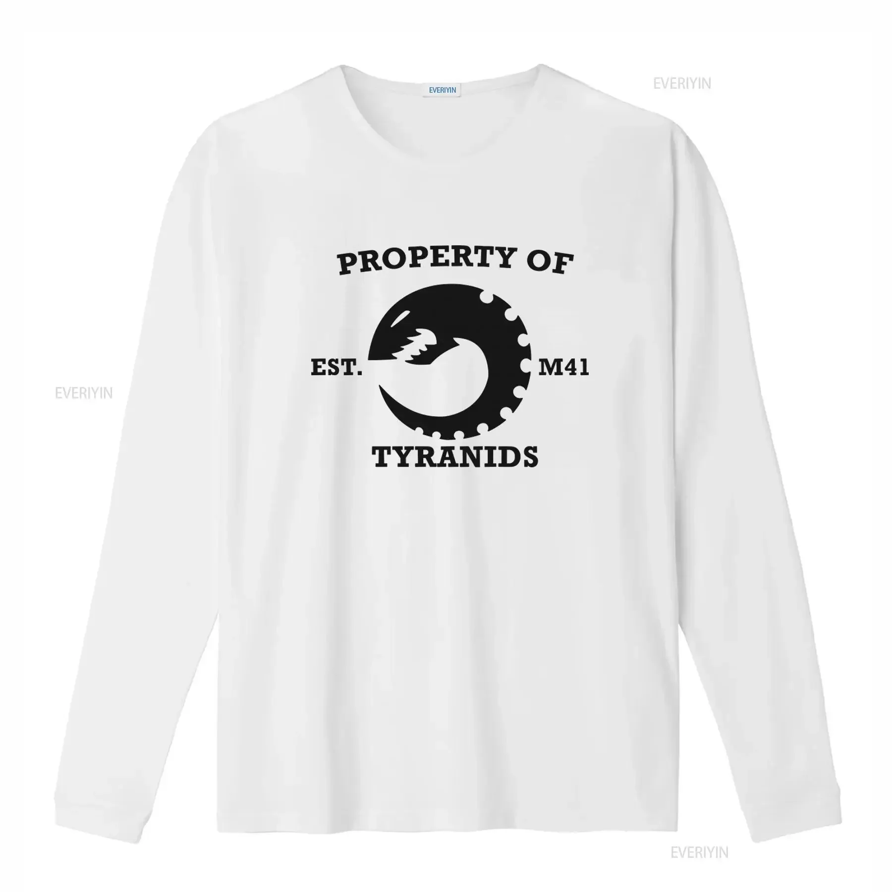 Tyranids Property Of Line Print T shirt for Casual Fashion vintage Washed graphic Stylish homme Top For Everyday Wear