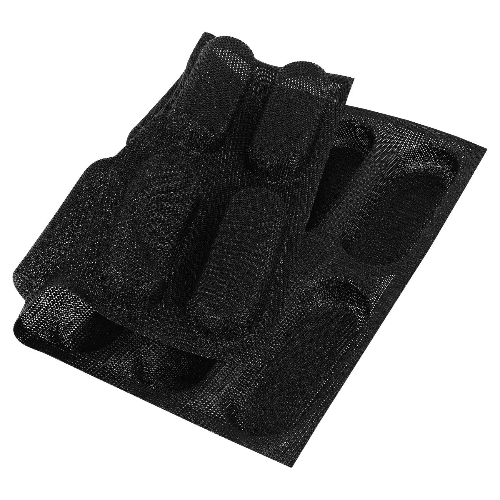 Silikon pfanne-Antihaft-perforierte französische Brot pfannen formen, Hot-Dog-Formen, Backfolien-Matten brotform