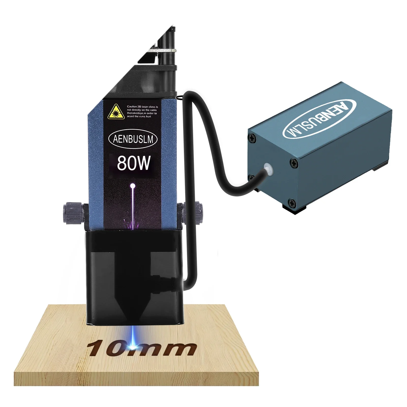 AENBUSLM 80W  Head For CNC Engraver Wood Cutting DIY  Tools 450nm Blue Light  Module Air Assist for  Machine