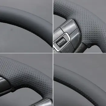 Mewant黑色人造皮革汽車方向盤套,適用於沃爾沃VNL VNR FM FH 2017-2025 8 最佳銷售 Argos方向盤套 - №6