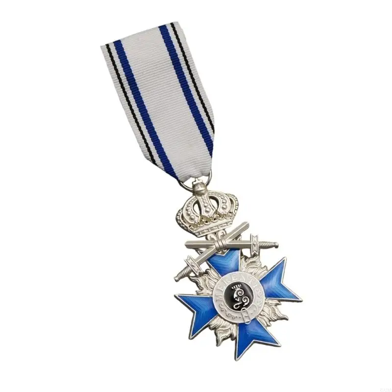 Militarys Medals Brooch Pin Order of the Bavarian Crowns Medals Lapel Pin Clothing Accessories Decorative Badge Brooch 6XDA