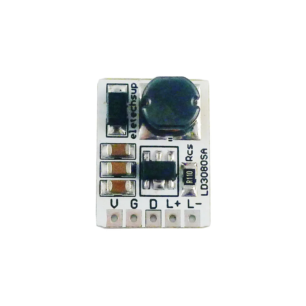 20W DC 3.7-30V PWM ON/OFF Control LED Driver Module 330/500/660/910MA Constant Current for Flashlight Headlight Emergency Light