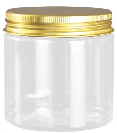 Wholese Plastic Jar PET Empty Cosmetic Mask Cream Wax Packaging Containers Pots with Lids Screw-on Refillable Balm Travel Bottle