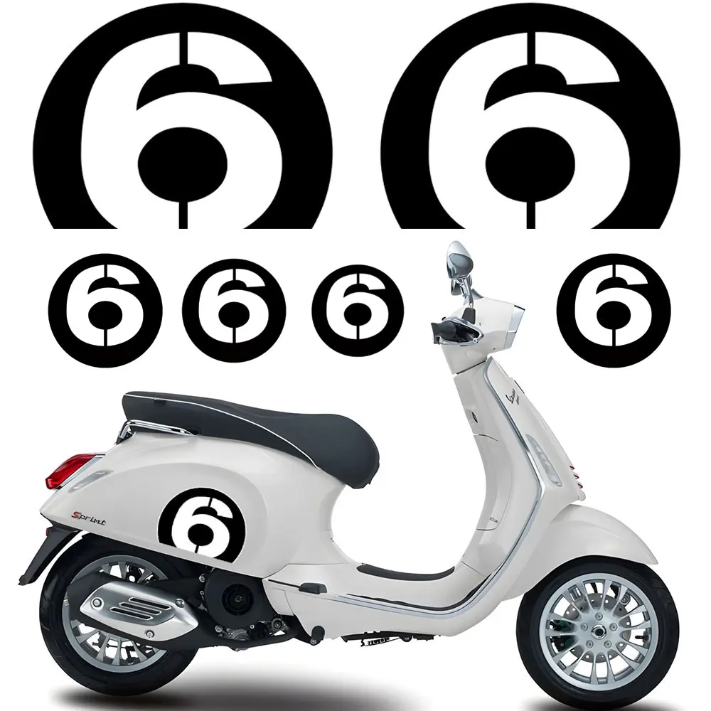 

For VESPA Scooter Sticker Side Body Front Decal Accessories Waterproof GTS GTV LX LXV Sprint Primavera 125 150 200 250 300