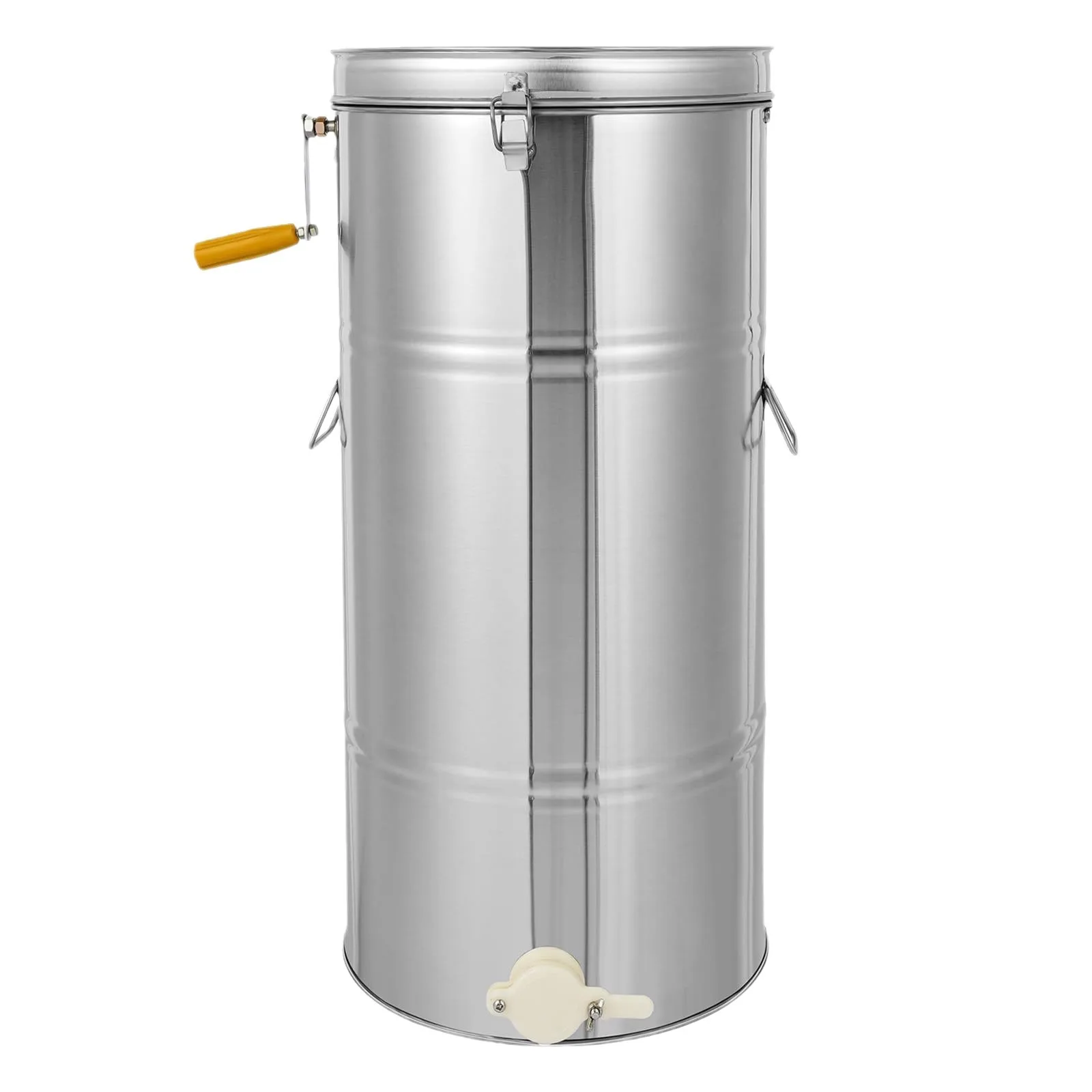 Centrifuga Attrezzatura per api Macchina per telaio Estrattore di miele Elaborazione dell'apicoltura Manovella a manovella in acciaio inossidabile Miele