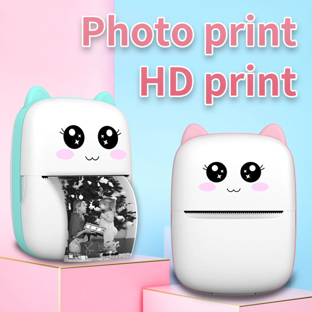 ABS Portable Mini Printer With Bluetooth BLE0 For Wireless Printing Connection Method Is Bluetooth