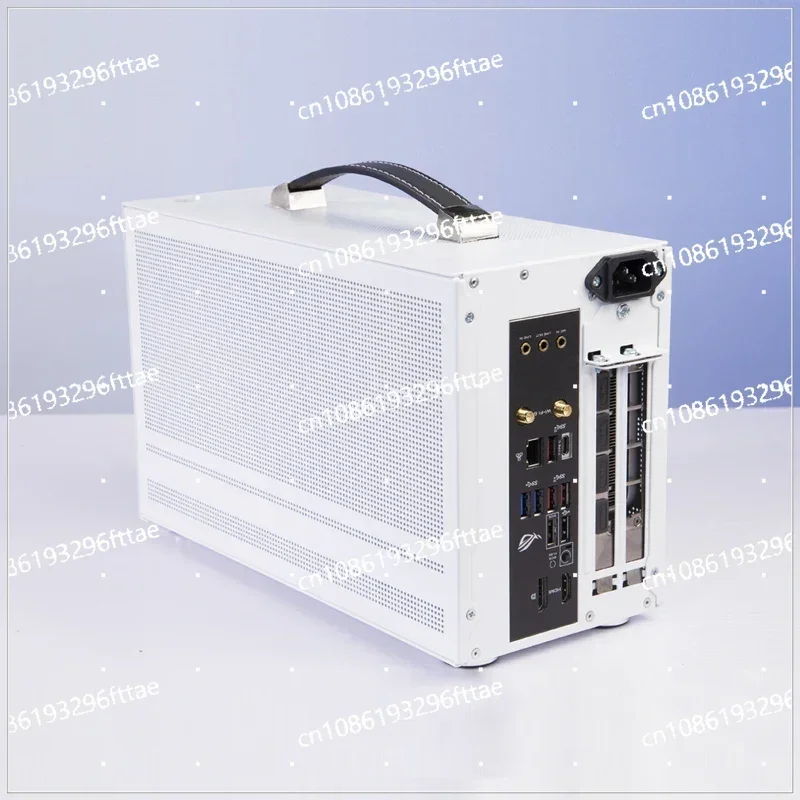 Portable HTPC Desktop Computer Empty Chassis PC Gaming Case For Pccooler I100 ITX MINI Small Case All Aluminum Suitcase