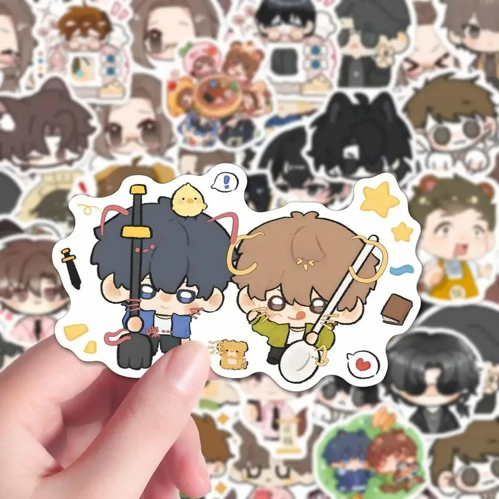 92 pçs anime romance dos desenhos animados bonito q edição adesivos decorativos caso de telefone desktop bicicleta skate computador copo água capacete