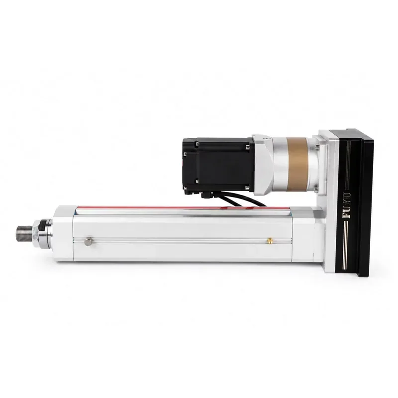 10000N Thrust Digital Hydraulic Cylinder with Stainless Steel Bearing IP65 Rod Type Linear Actuator Featuring Motor