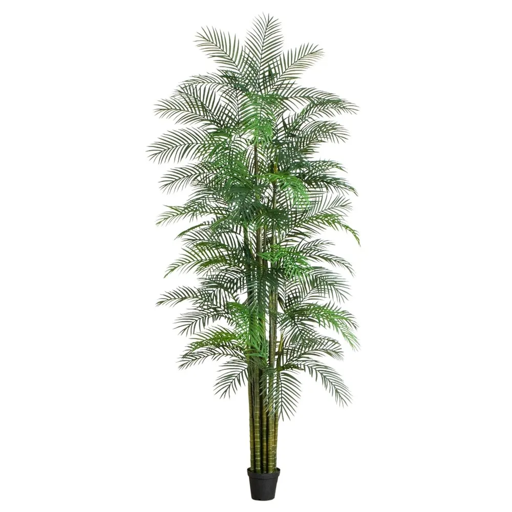 

12ft UV Resistant Artificial Areca Palm Tree Indoor/Outdoor - Full Canopy of Fronds Inspired by Florida Coast