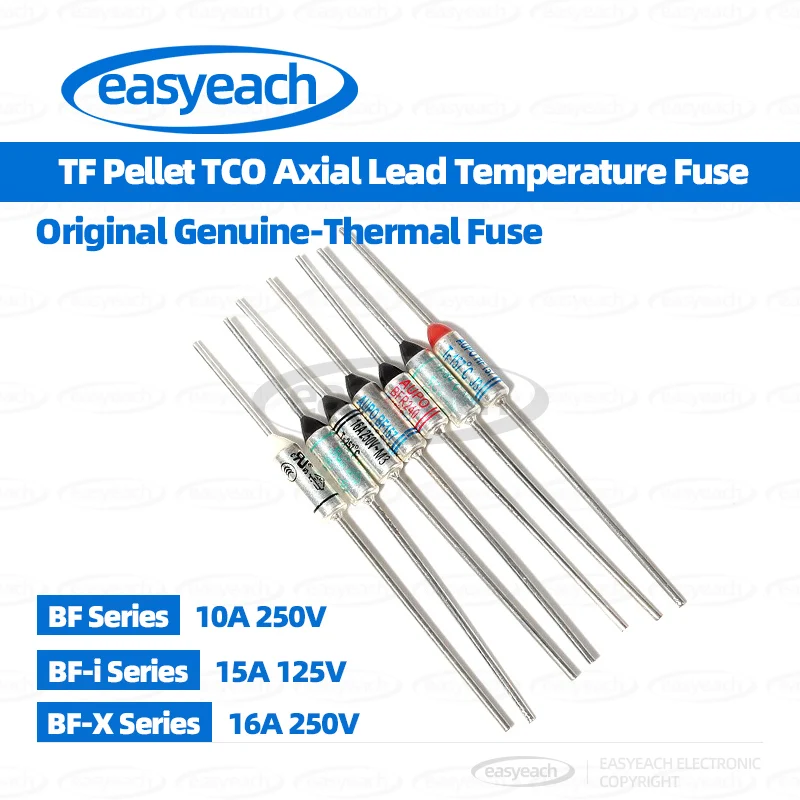 Thermal Fuse BF73-240 16A 250V Temperature Cutoff TF 73C 77C 84C 94C 99C 104C 113C 117C 121C 133C 142C 157C 172C 184C 192C 216C